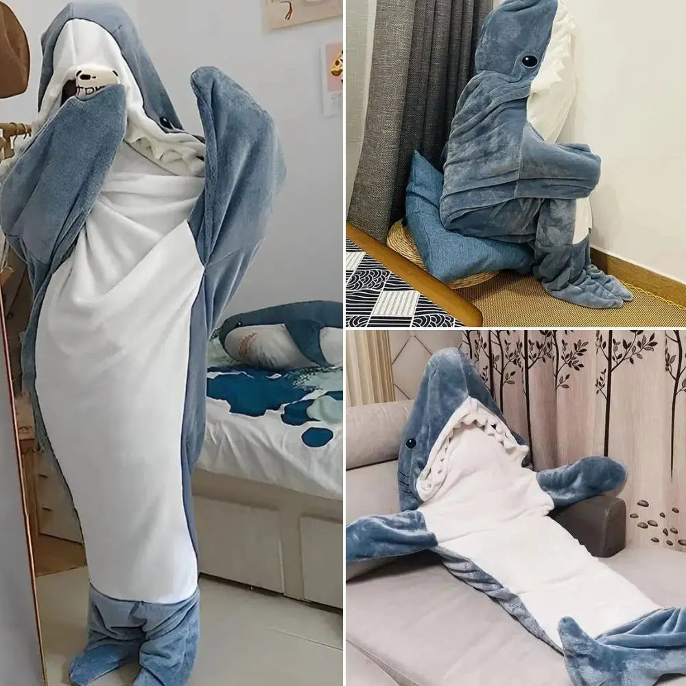 Kuscheldecke Sharkie 